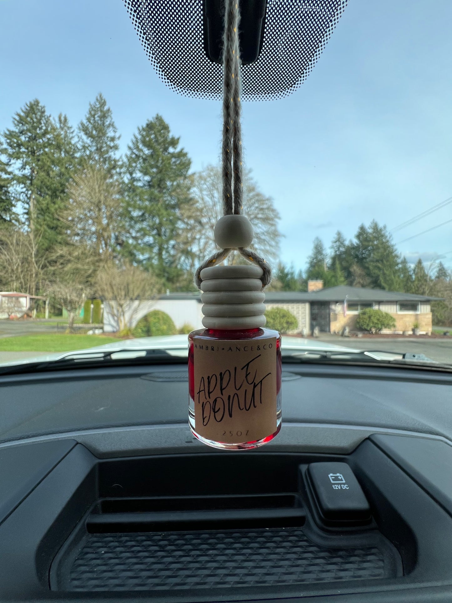 Apple Donut Scented Car Freshener