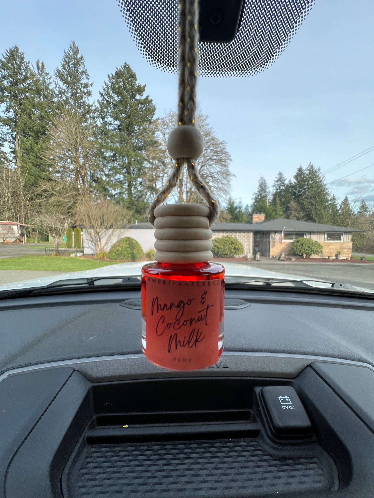Mango Coconut Mik Scented Car Freshener