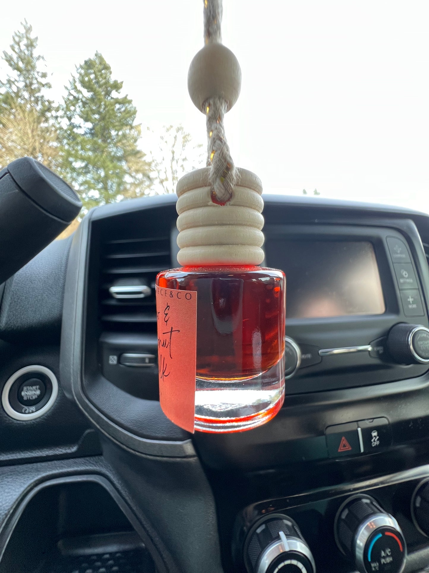 Mango Coconut Mik Scented Car Freshener