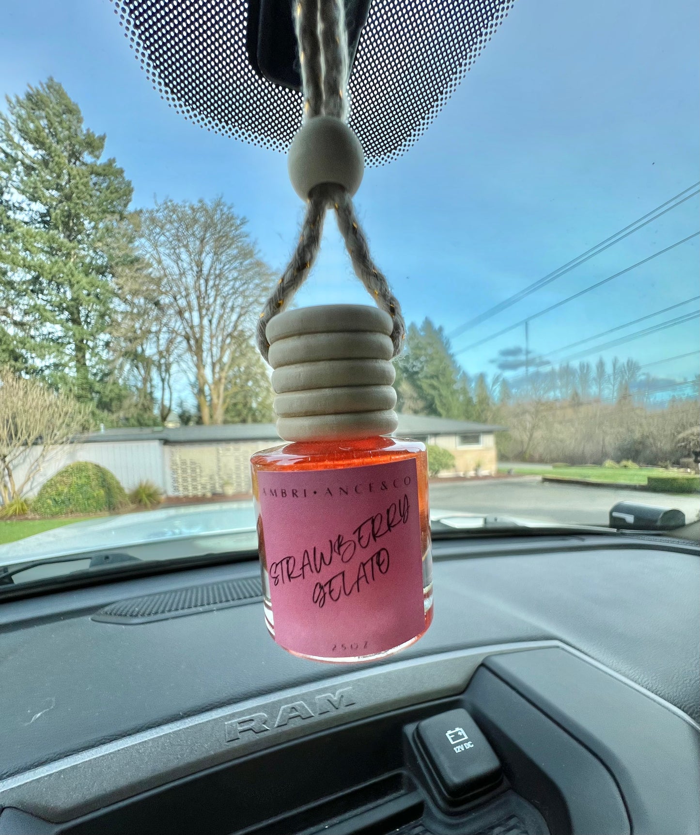 Strawberry Gelato Car Diffuser