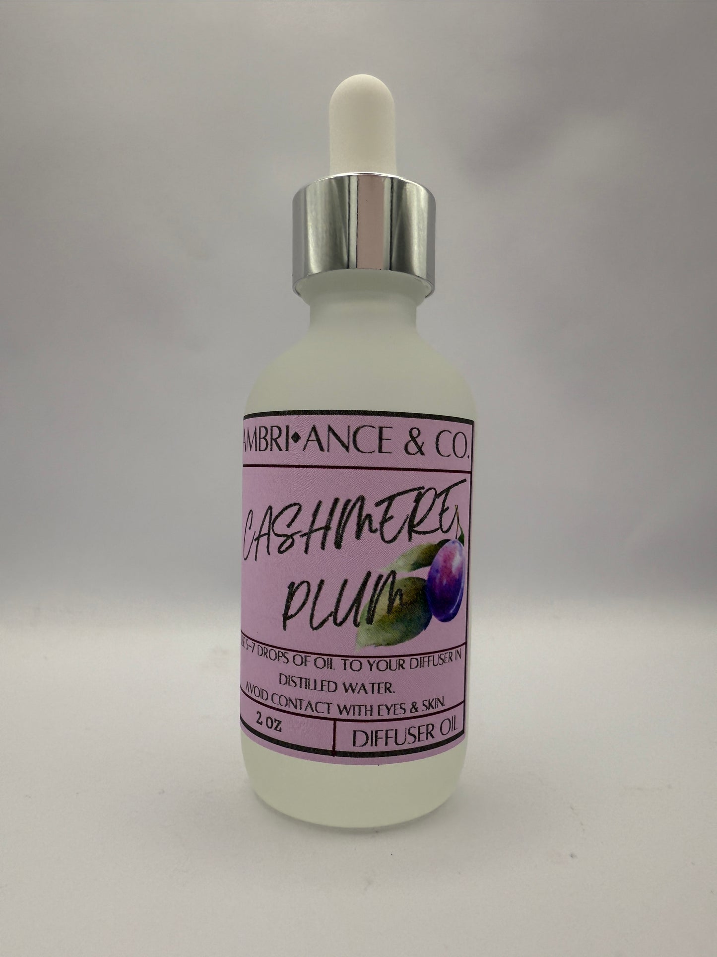 Cashmere Plum Diffuser Oil 2oz Bottle