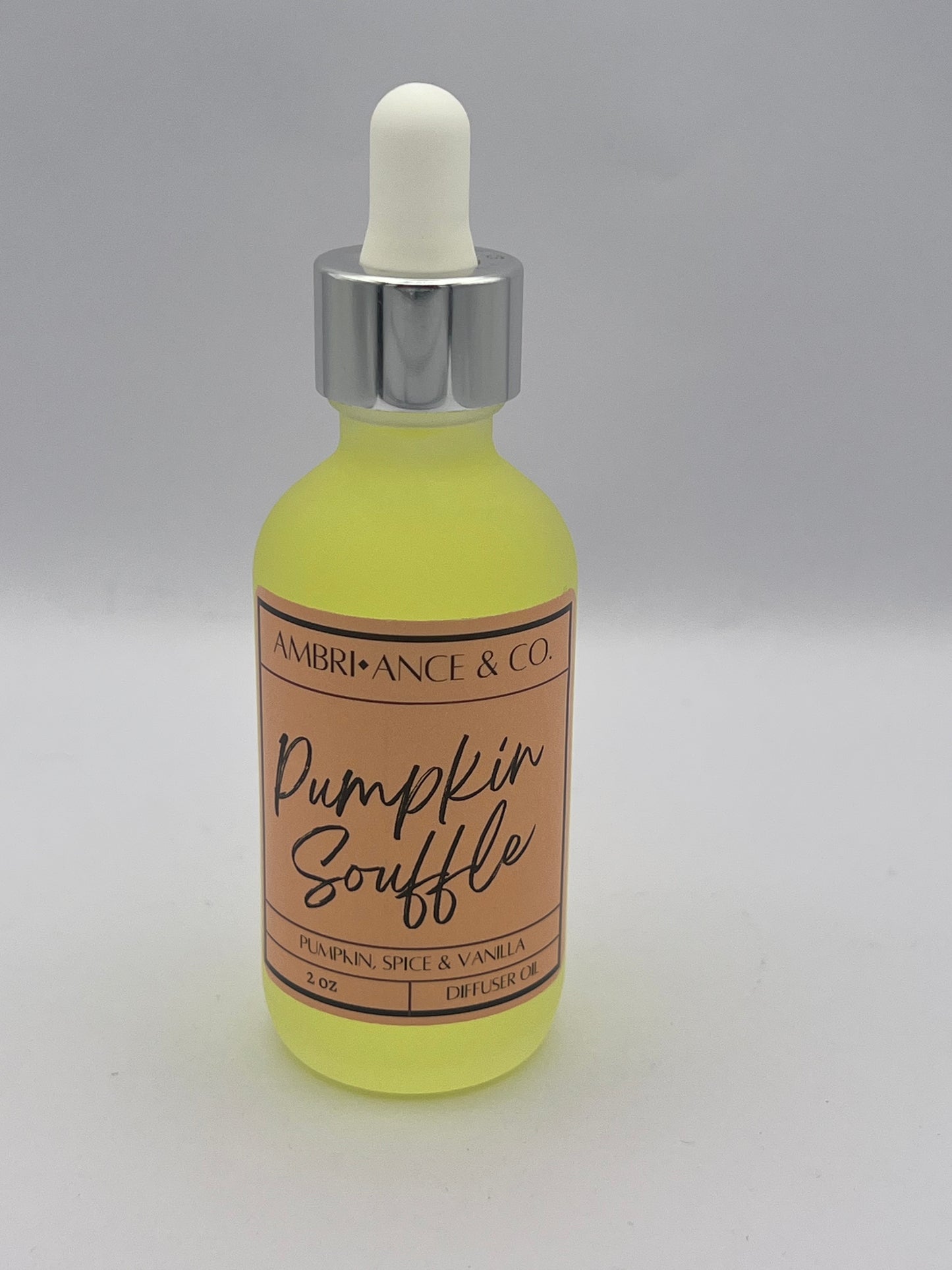 2oz Pumpkin Souffle Scented Diffuser Oil for Home Fragrance - Long-Lasting Scent- Phthalate-Free Fragrance- Home Decor Scent- Room Fragrance