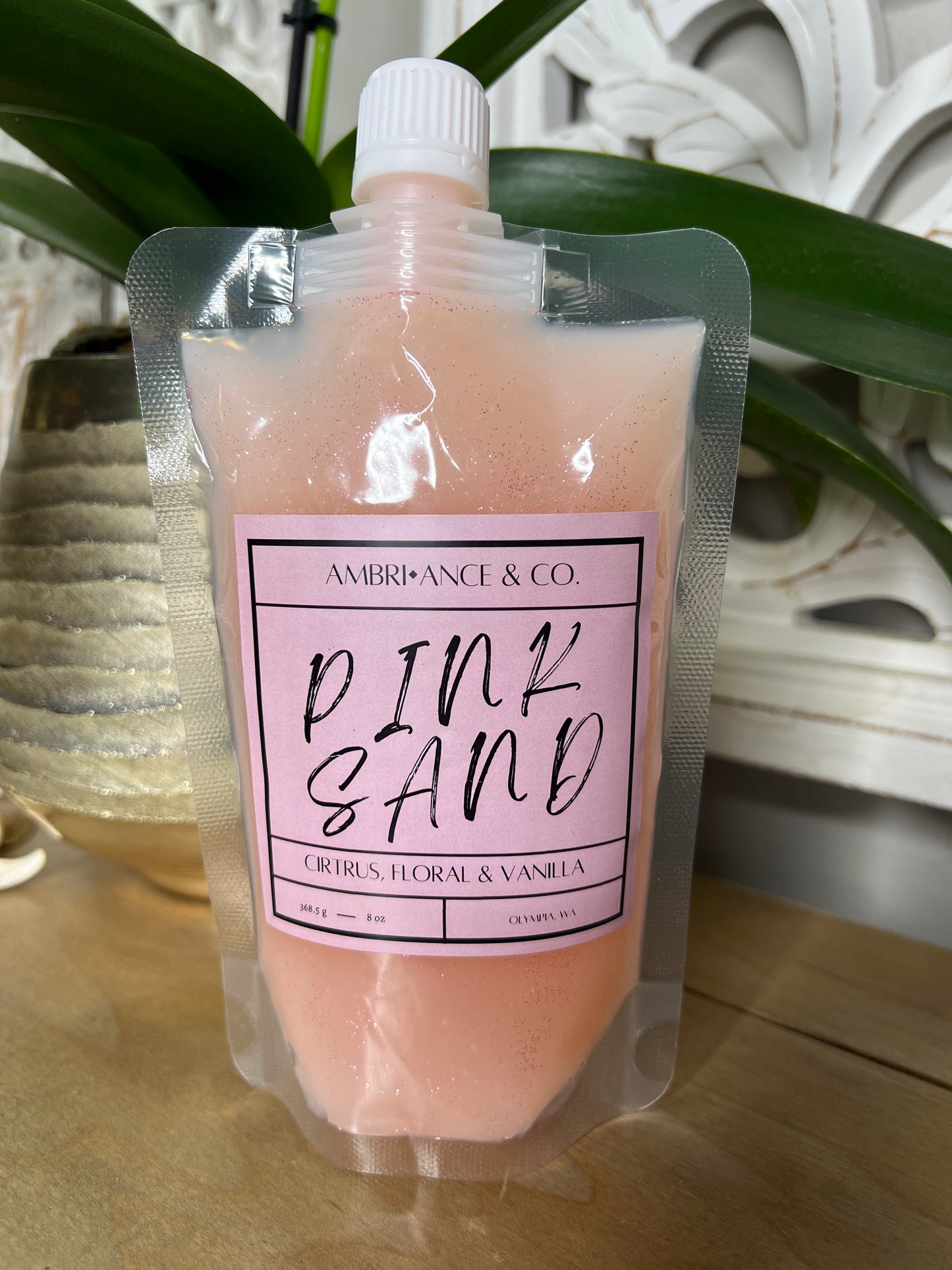Pink Sand Squeeze Wax 8oz Pouch