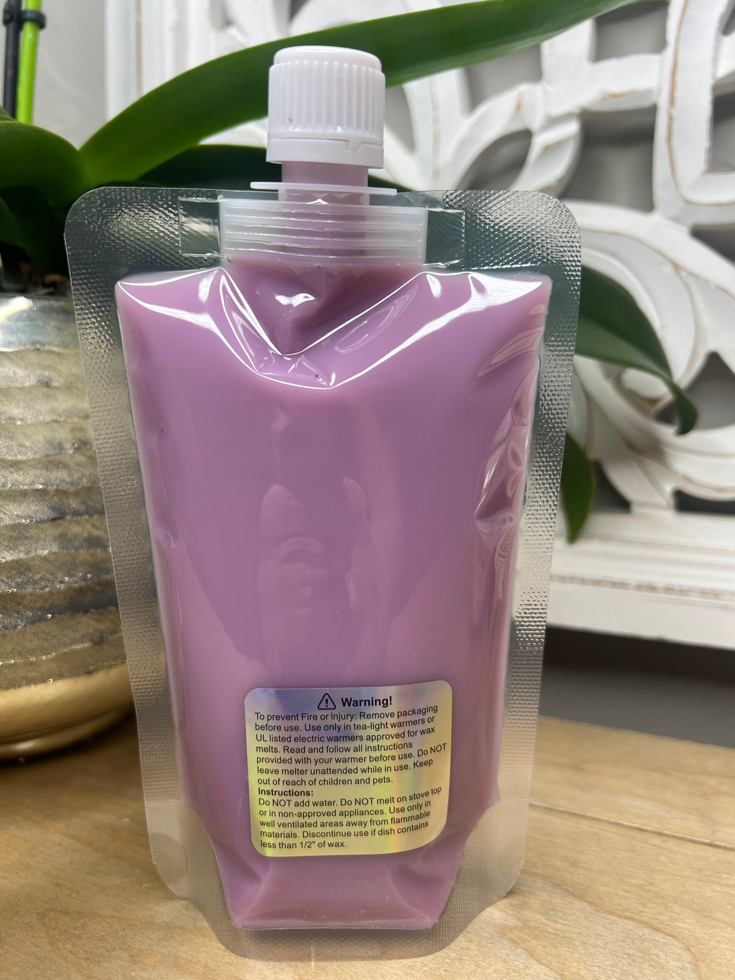 Cashmere Plum Squeeze Wax 8oz Pouch