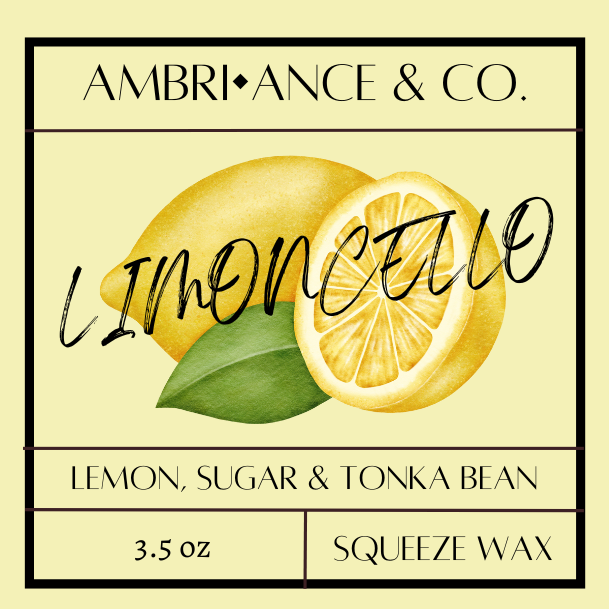 Limoncello Squeeze Wax Melts 3.5oz Pouch