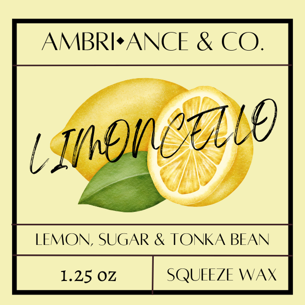 Limoncello Scented Squeeze Wax Melts 1.25oz
