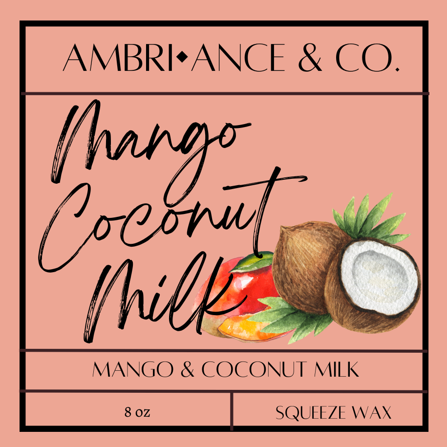 Mango Coconut Milk Squeeze Wax 8oz Pouch