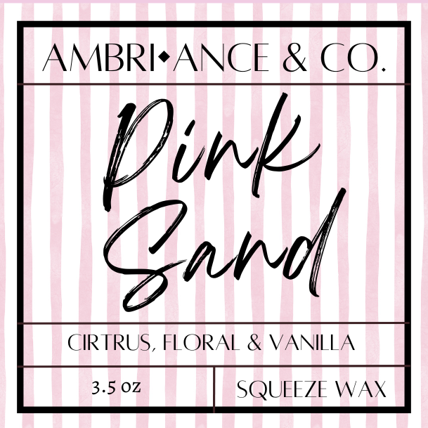 Pink Sand Squeeze Wax Melts 3.5oz Pouch