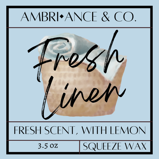 Fresh Linen Squeeze Wax Melts 3.5oz Pouch