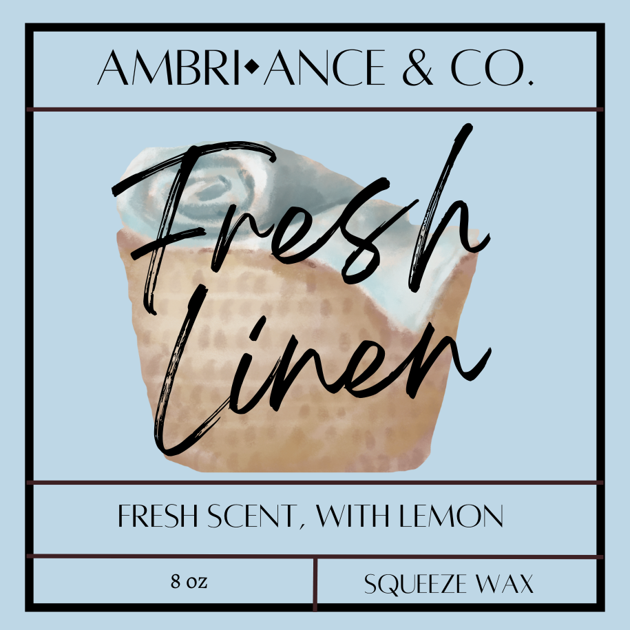 Fresh Linen Squeeze Wax 8oz Pouch