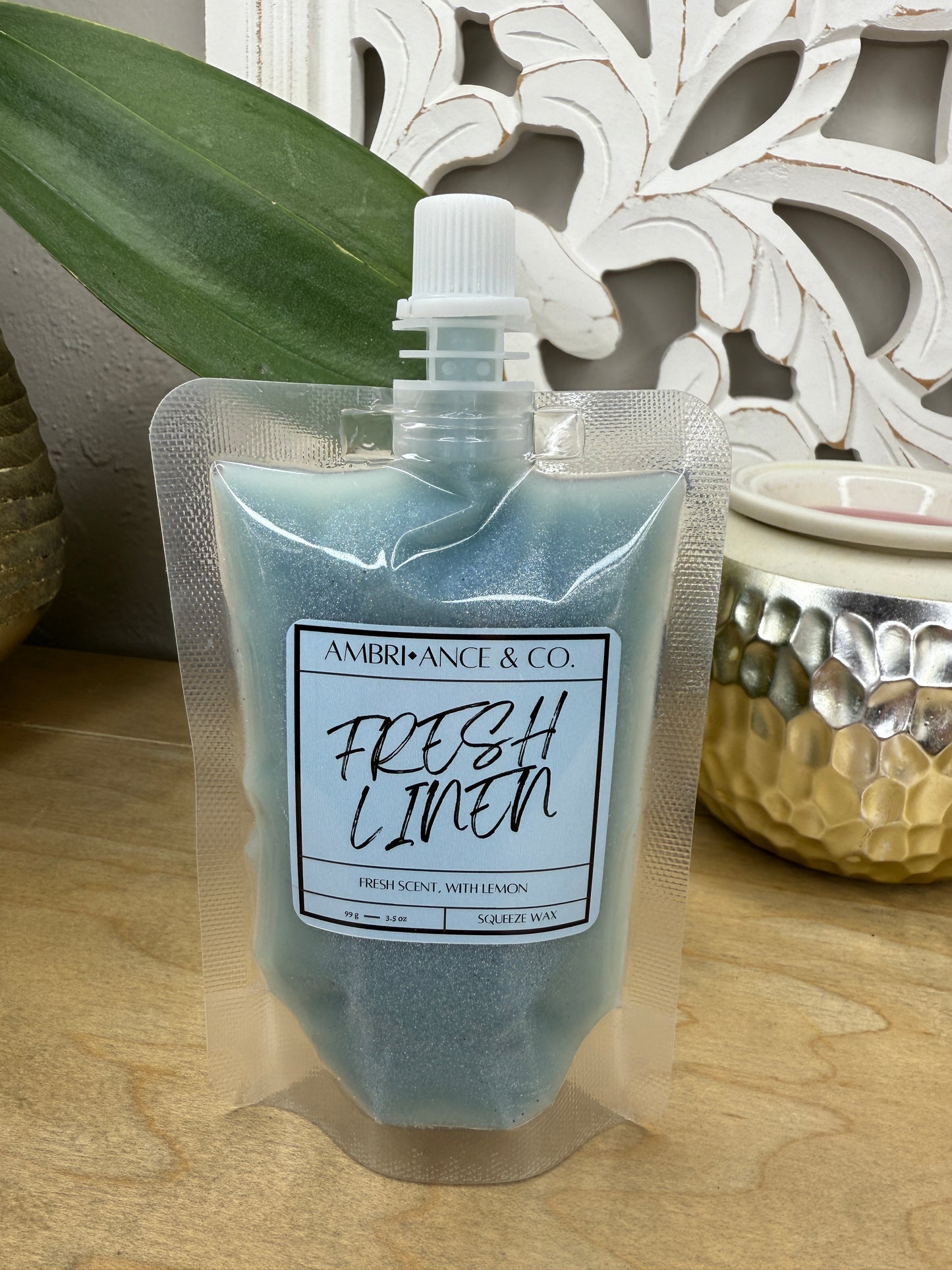 Fresh Linen Squeeze Wax Melts 3.5oz Pouch